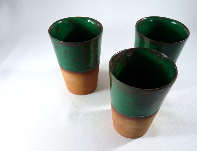 Vasos cerámica de cerámica artesanal La Sol